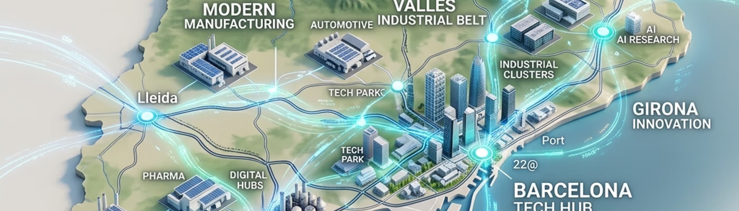 Mapa Industrial de Cataluña 2026: Digitalización y Dynamics 365 por Provincias