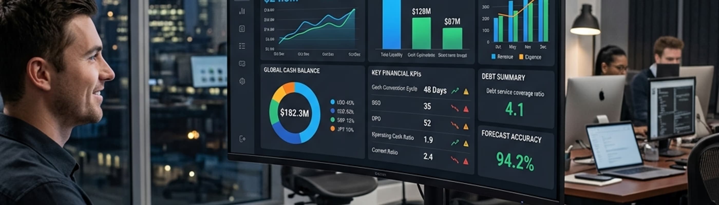 Power BI Financiero: Dashboards de tesorería y flujo de caja